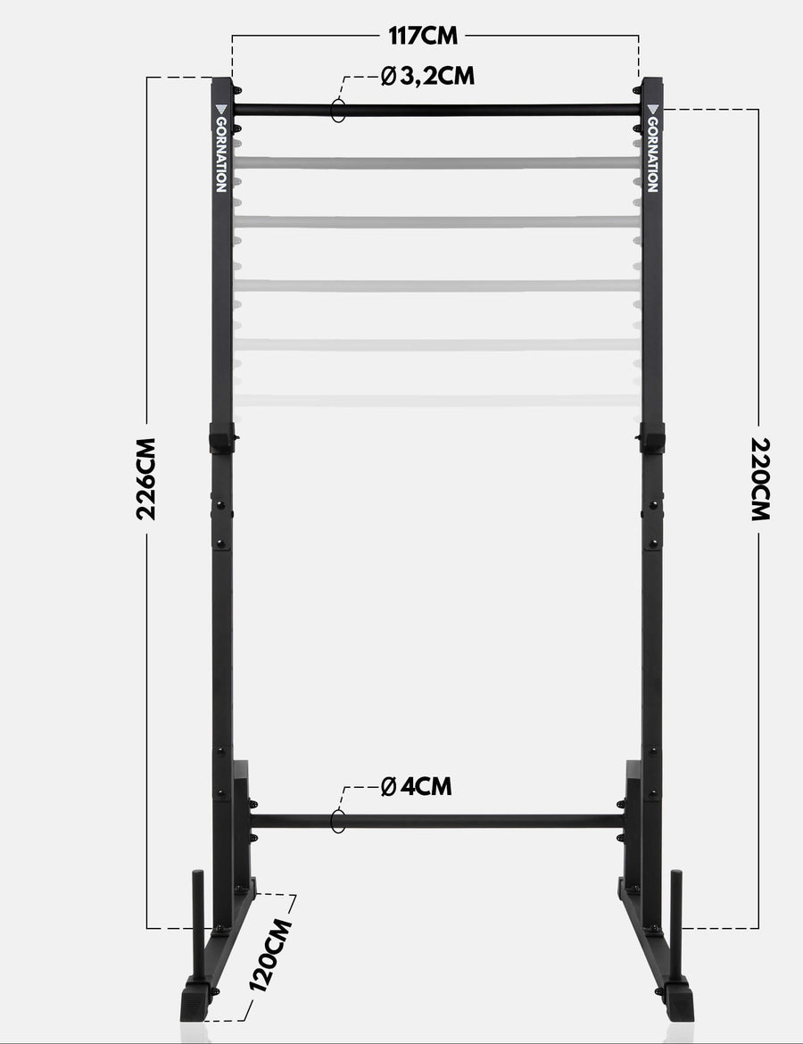 Premium Pull Up Station | Calisthenics Equipment by GORNATION