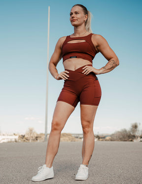 Rib Shorts Damen