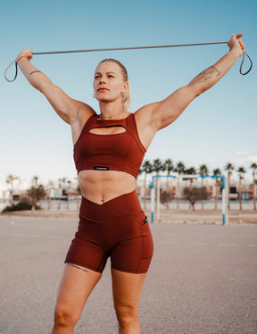 Rib Shorts Damen