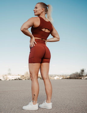 Rib Shorts Damen