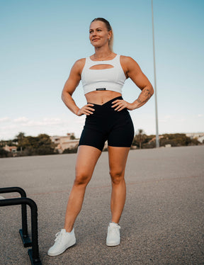 Rib Shorts Damen