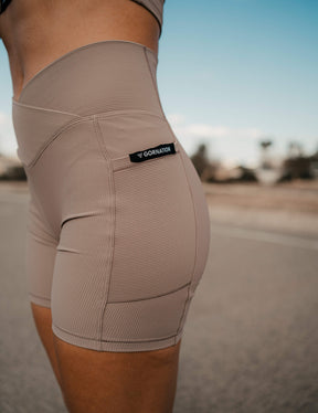 Rib Shorts Damen