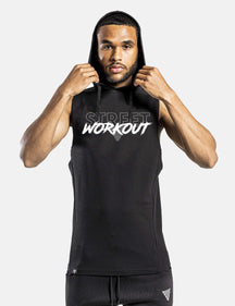 Felpa Senza Maniche Street Workout Uomo