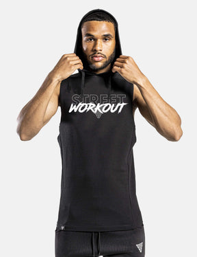Felpa Senza Maniche Street Workout Uomo