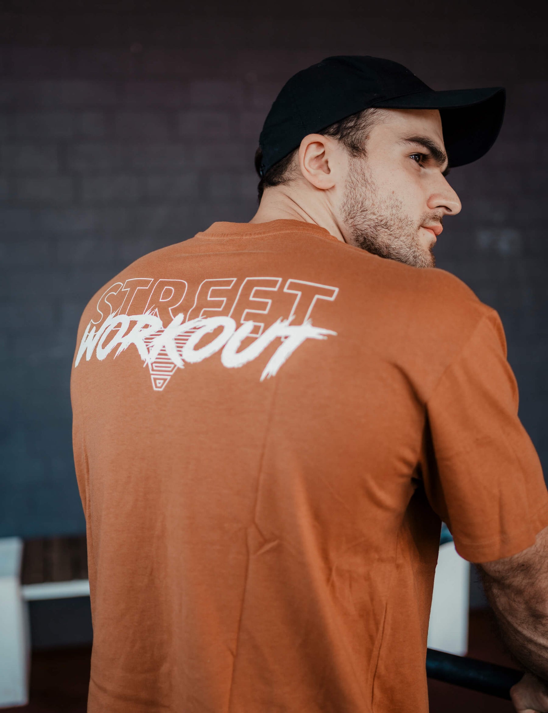 T-Shirt Street Workout Oversized Homme