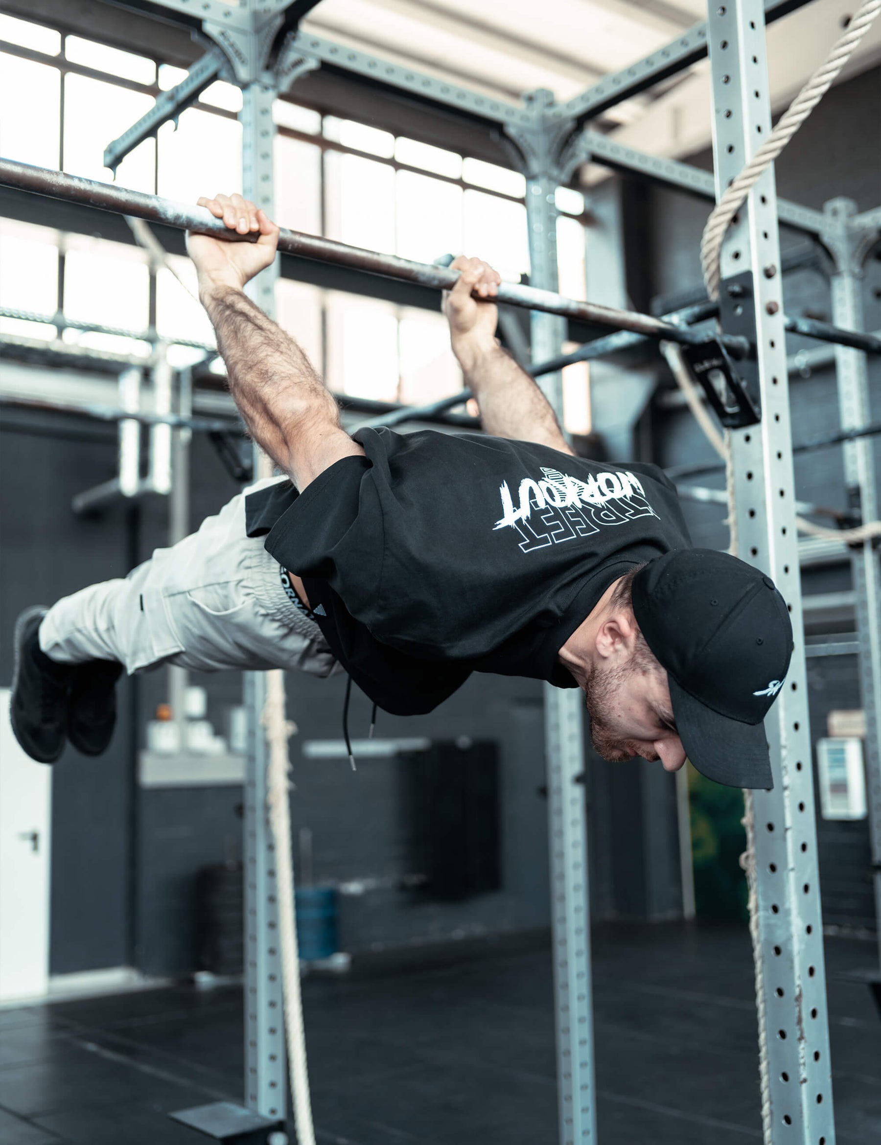 Maglietta Street Workout Larga Uomo