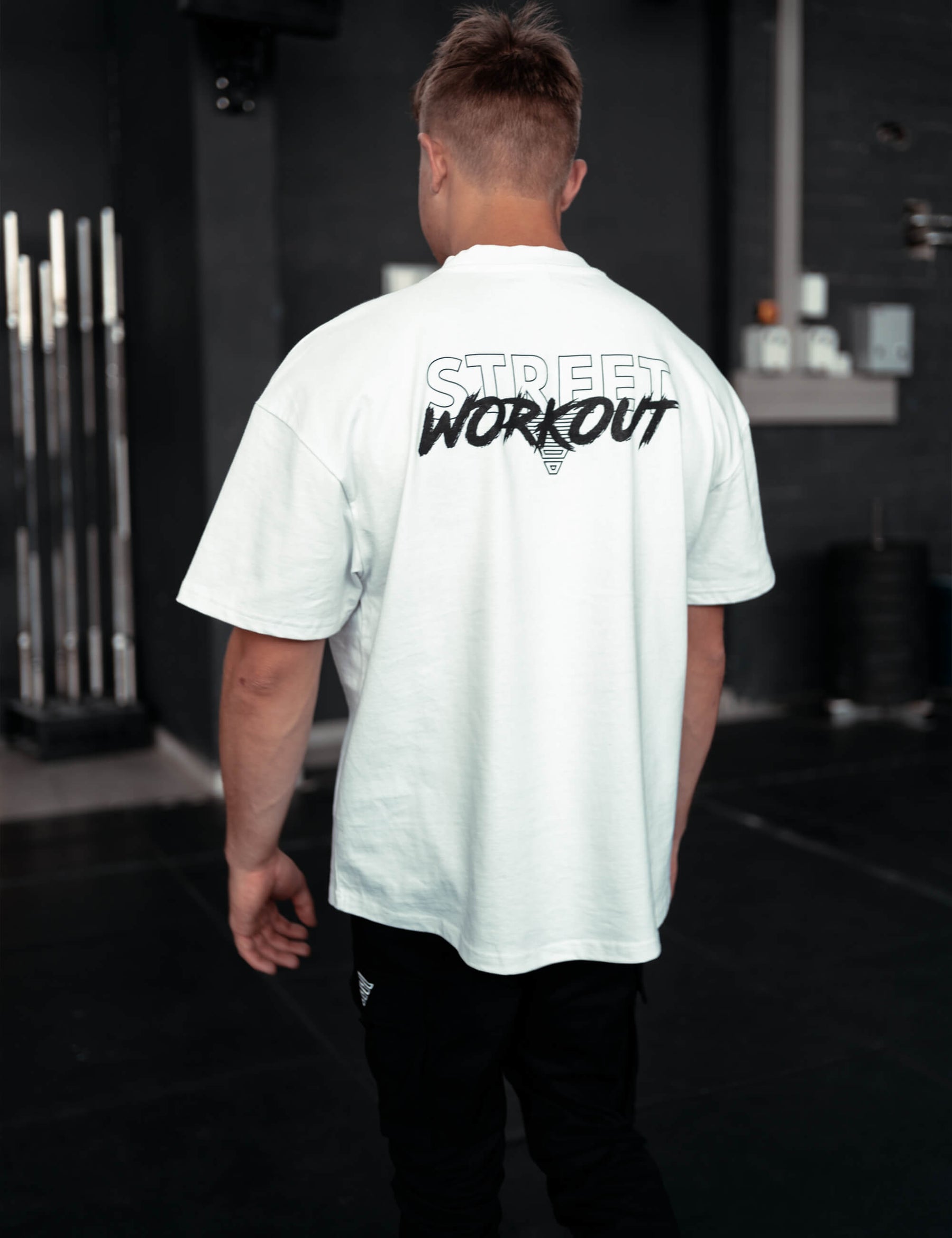 T-Shirt Street Workout Large Homme
