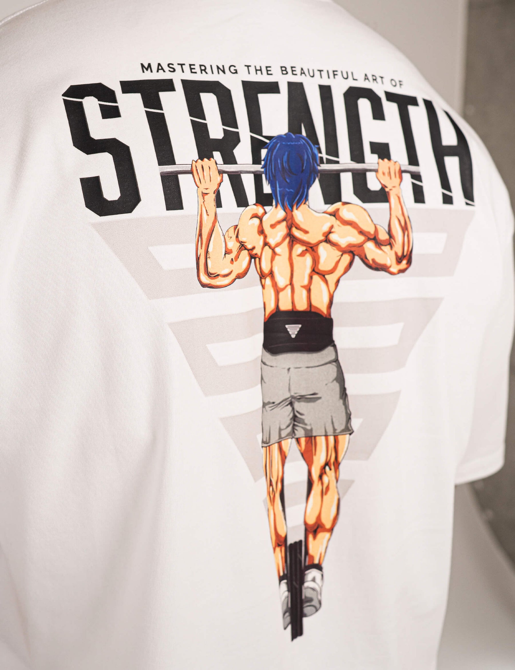 T-shirt Oversize Anime Strength Homme