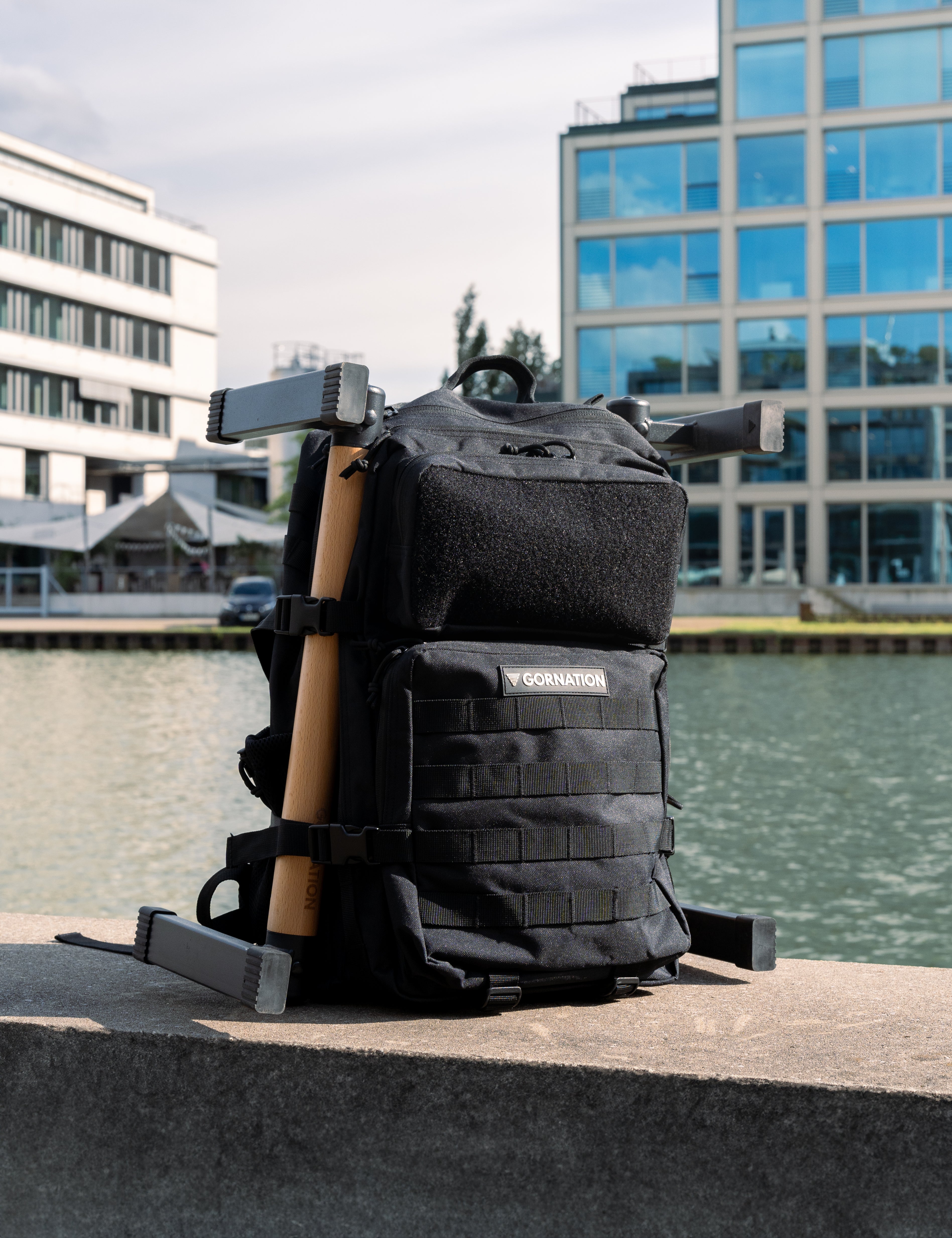 Zaino Sportivo Kiwistar In Cotone Con Coulisse - Design Divertente USA Punisher Stella, 12L, Per Fitness E Shopping