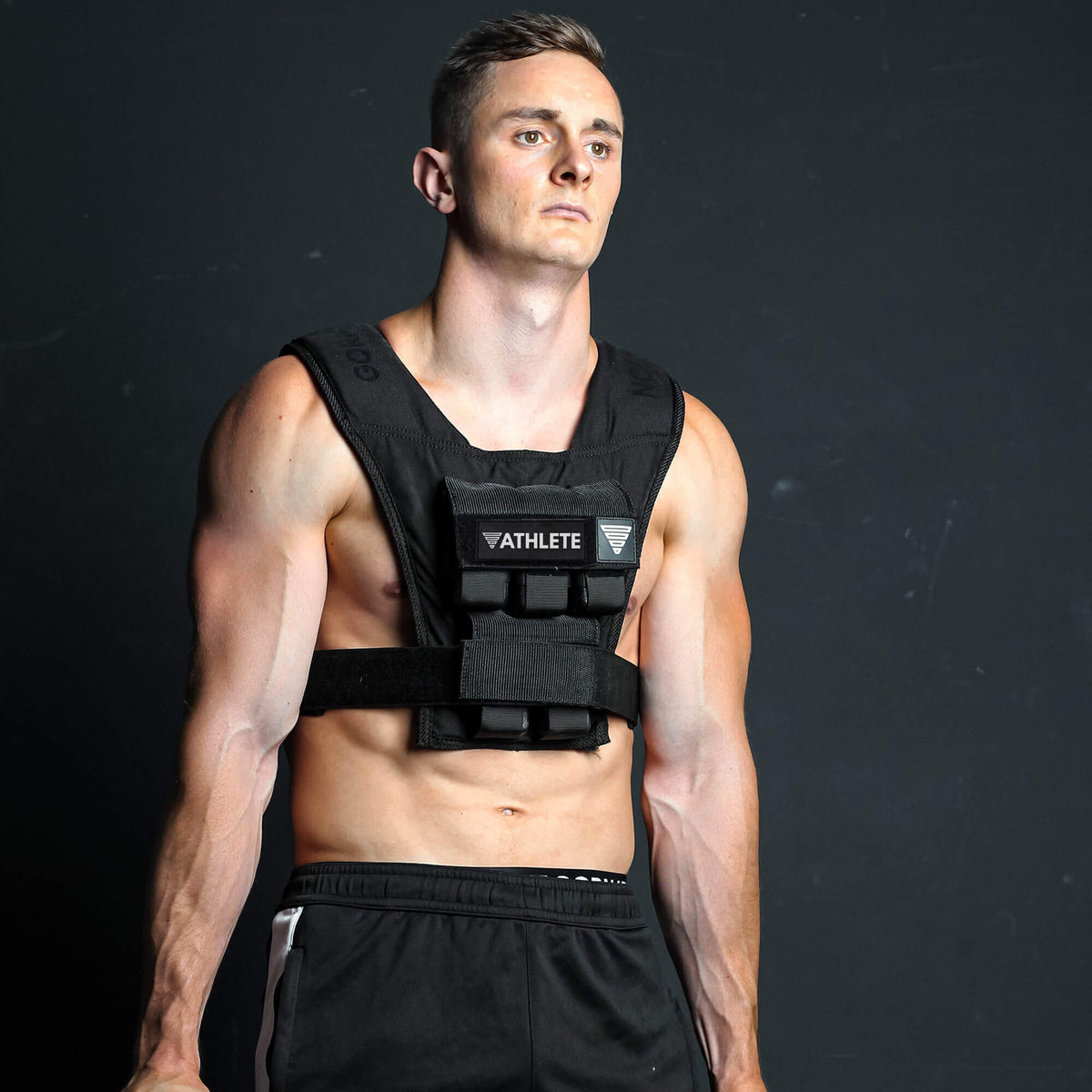 weight vest for calisthenics and street workout dips man on parallel bars