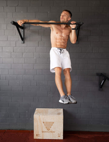 SPORTINATOR Barre De Traction Murale – 6 Poignées, Charge 150kg, Acier, Home Gym