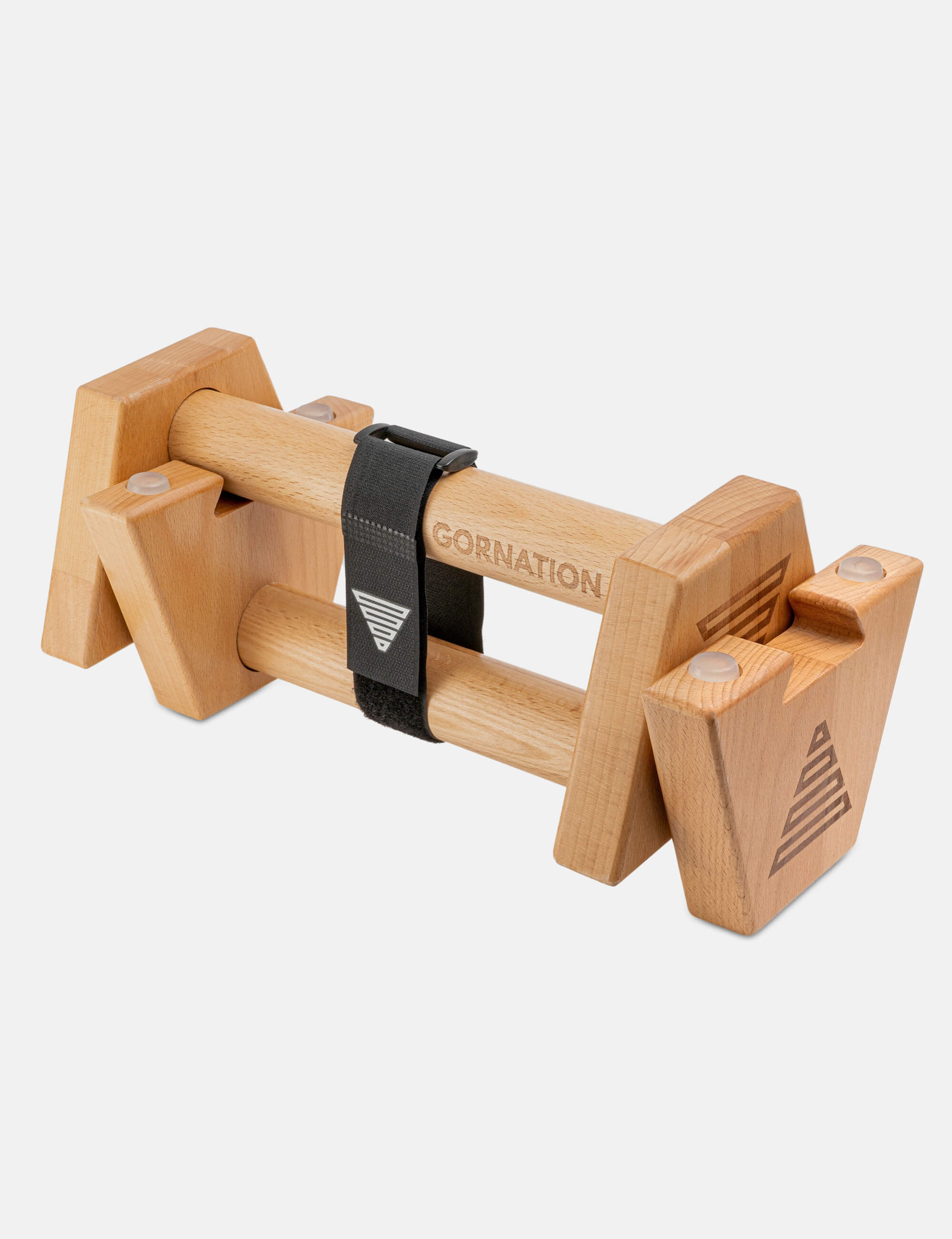 Wooden Parallettes | Calisthenics Mini Bars by GORNATION