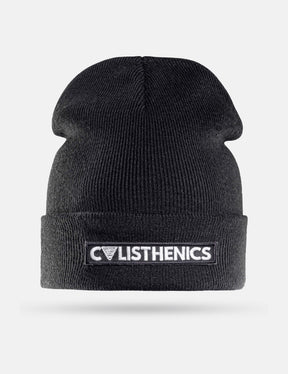 High quality black Calisthenics beanie from gornation. detailed overview from the product by Gornation.