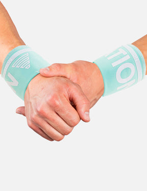 Mint Gornation Wrist wraps with tight fit, adjustable wristband for wrist support and injury prevention