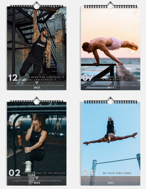 Calisthenics Wall Calendar 2024