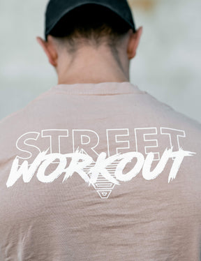 T-Shirt Street Workout Oversized Homme