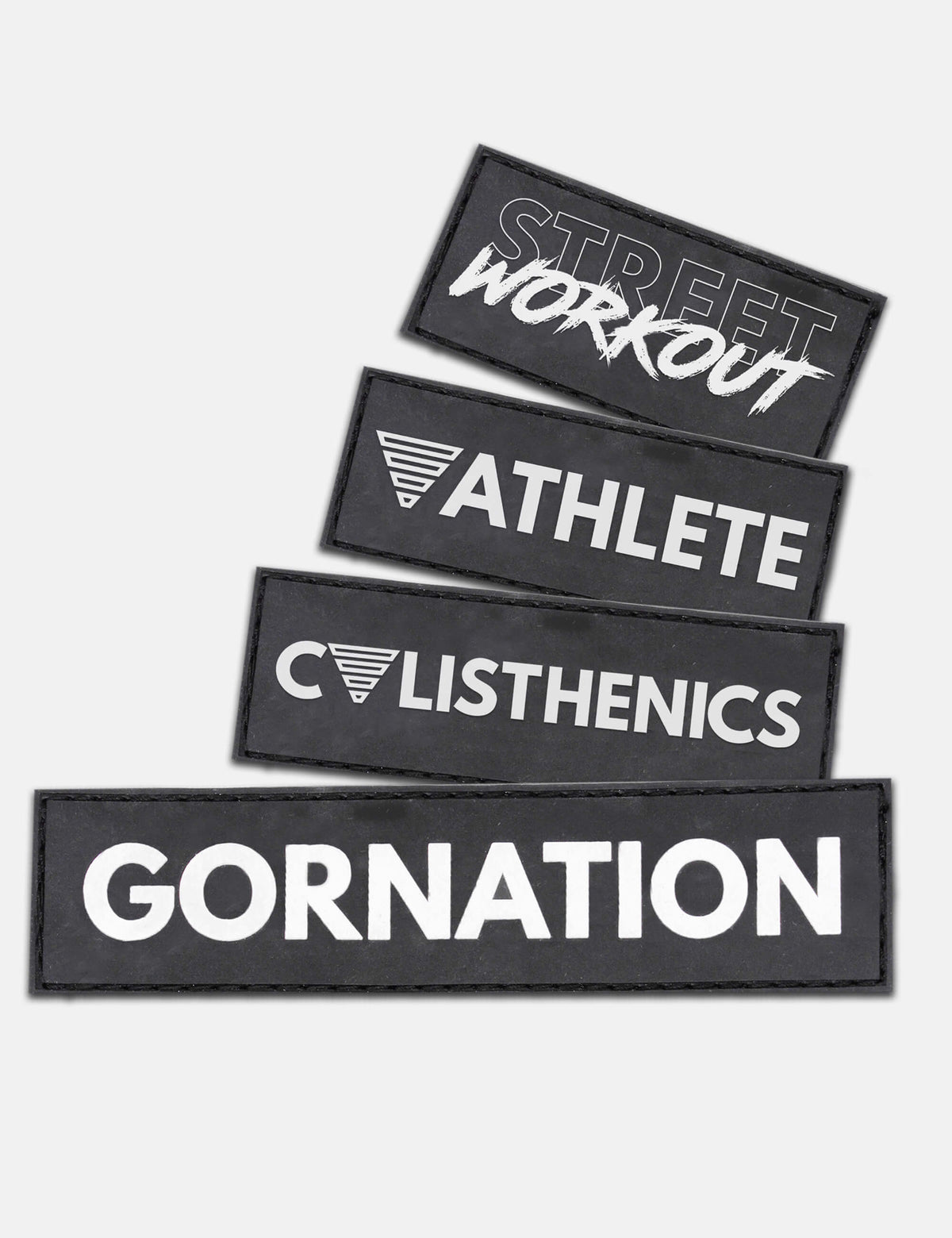 Patches for Backpack or Weight Vest. Calisthenics, GORNATION, Street Workout & Athlete