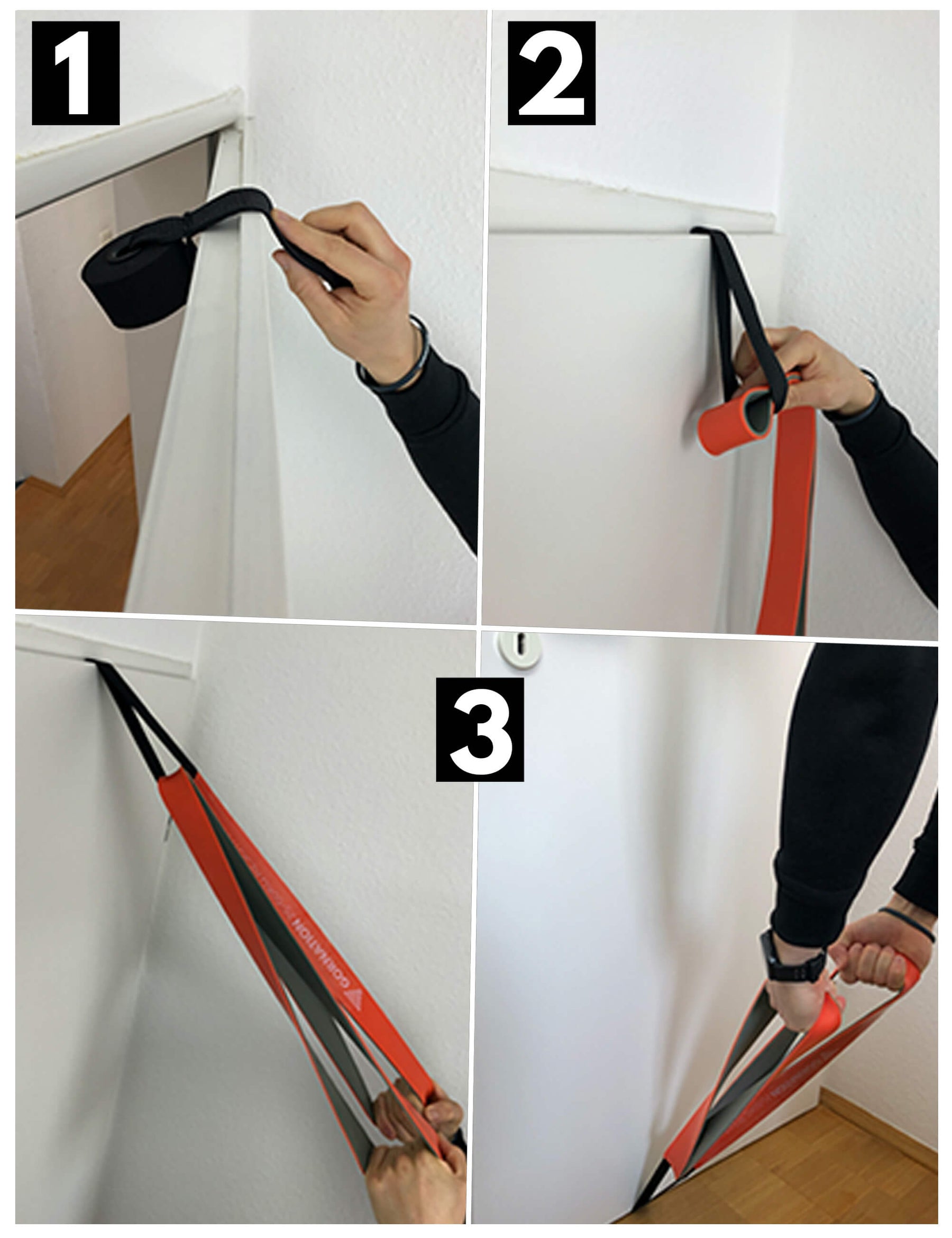 How to Use GORNATION Door ANchor with resistance Bands